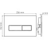 Система инсталляции для унитазов WASSERKRAFT DILL 61TLT.010.ME.WM03