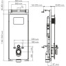 Система инсталляции для унитазов WASSERKRAFT SALM 27TLT.010.ME.WH.CH02